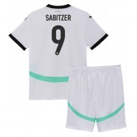 Österreich Marcel Sabitzer #9 Fußballbekleidung Auswärtstrikot Kinder EM 2024 Kurzarm (+ kurze hosen)